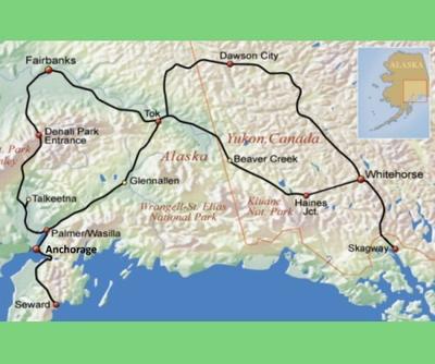 De hoogtepunten van Alaska & Yukon